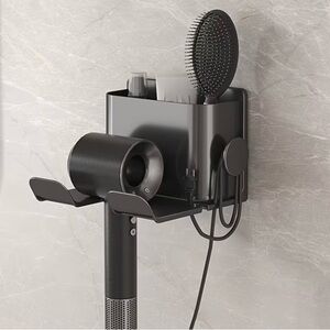 Amazon Black Wall Hair Tool Holder with Cord Wrap